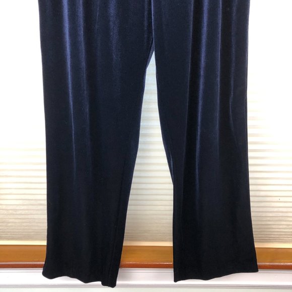 Vintage R & M Richards Petite High Waist Velvet Pants Quiet Luxury Comfy - Picture 5 of 16